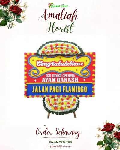 Bunga Papan Congratulation di Lontar